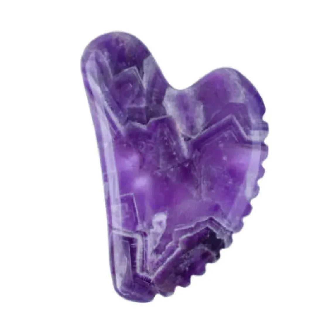 Quiet Stone Ritual — Amethyst Roller + Gua Sha Set