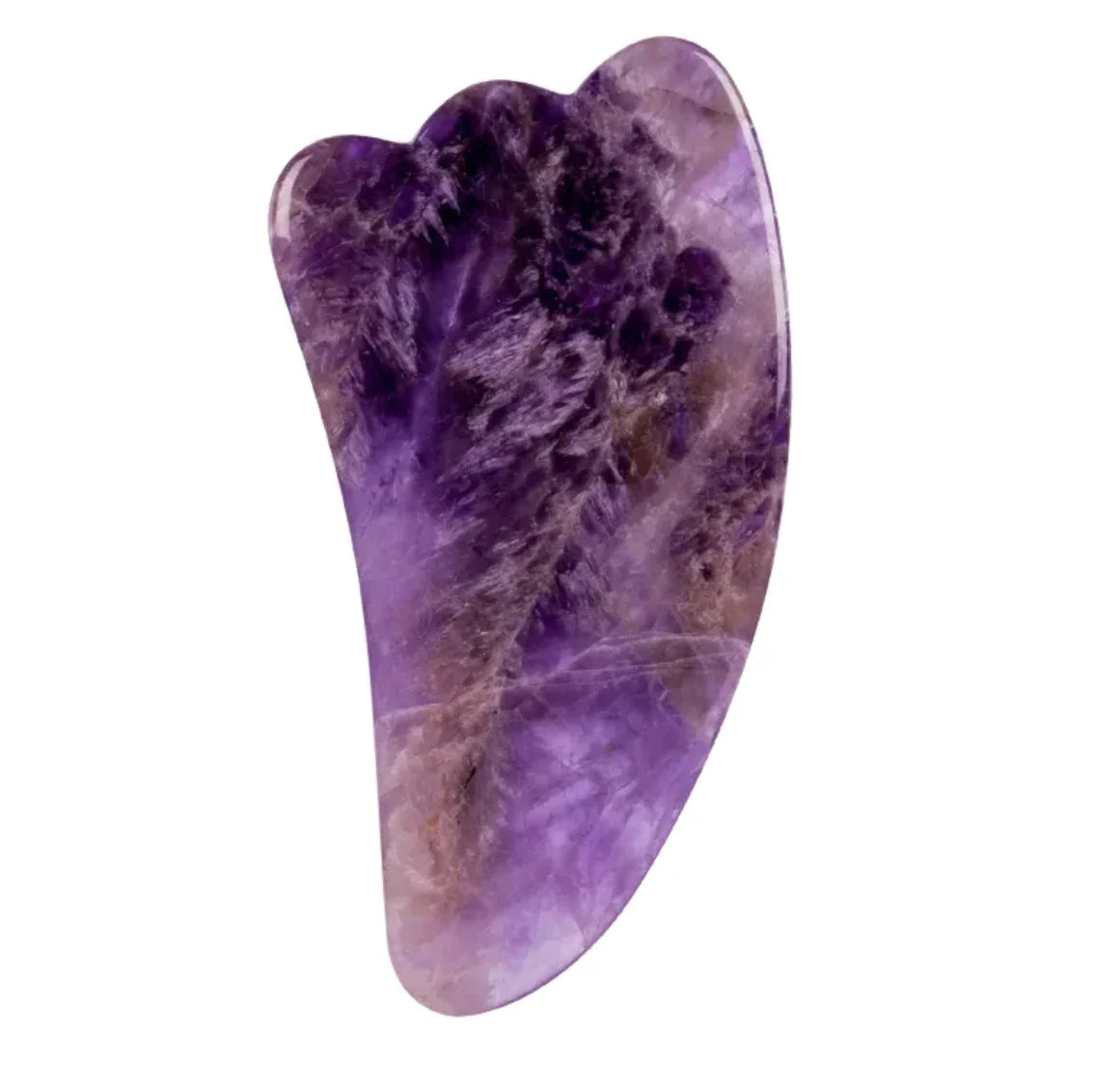Quiet Stone Ritual — Amethyst Roller + Gua Sha Set