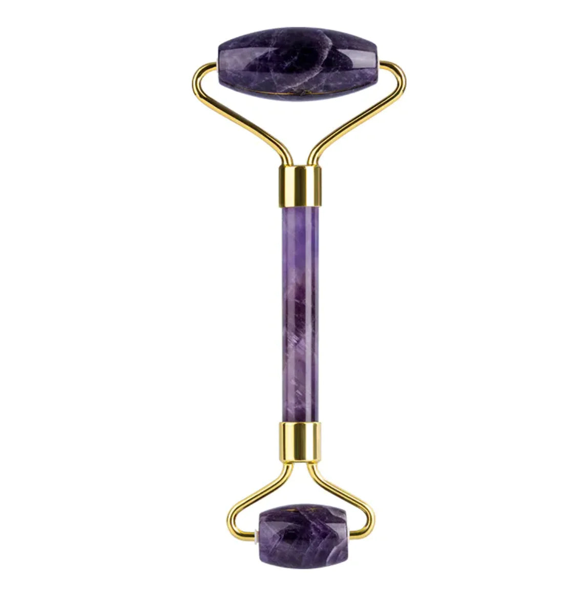 Quiet Stone Ritual — Amethyst Roller + Gua Sha Set
